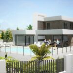 Nueva construcció de vivienda unifamiliar con piscina privada
